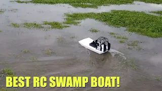 There's one problem with this fun RC Swamp Boat!