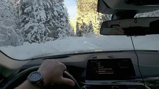 Bmw G30 xDrive in snow