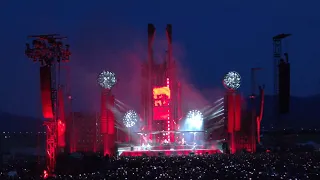 @RammsteinOfficial - Mein Herz Brennt live at Trenčín airport, Slovakia