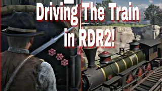 Driving the train in Red Dead Redemption 2!