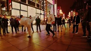 Surprise Street Battle: BBoys vs. Kung Fu Master