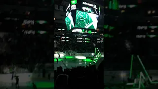 Dallas Stars Warm up against the Minnesota Wild! (STARS WON!)