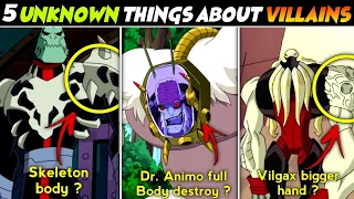 5 Unknown things about Ben 10 villains | Ben 10 | UB Crash