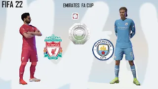 FIFA 22  |Manchester City vs Liverpool | Ft Haaland | FA Community Shield 2022/23| 4k Man city Wins