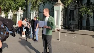 Пикеты у посольства Республики Беларусь в Москве / LIVE 10.08.20