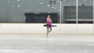 Natasha Frank Free Skate Philippines Nationals Figure Skating Championships 2022 Advance Novice 1st