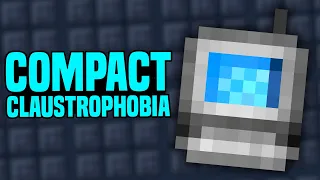Minecraft Compact Claustrophobia | WIRELESS CRAFTING & ROBOT UPGRADES #15 [Modded Questing Skyblock]