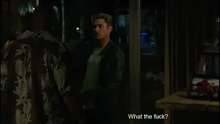 Zac Effron Surprised by Dwayne Johnson in Baywatch(2017)