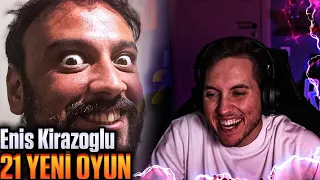 RRaenee | BEN BUNU OYNARIM DEDİĞİM 21 YENİ OYUN GÖSTERİLDİ! VİDEOSUNU İZLİYOR! | Enis Kirazoglu