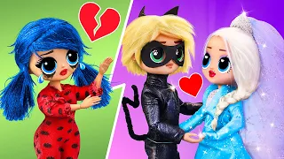 Elsa e Cat Noir Juntos / 10 LOL Surprise DIYs