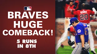 Braves rip off 5-run comeback in 8th to win game vs. Mets!