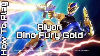 Aiyon, Dino Fury Gold Ranger Emerges! (How To Play) | Power Rangers Legacy Wars