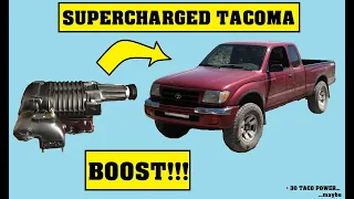 How to supercharge your 4-cyl Tacoma/4-Runner (instructional video) with TRD / LCE supercharger
