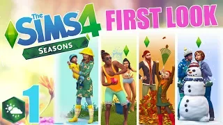 First Look: THE SIMS 4: CZTERY PORY ROKU #1 NOWE RZECZY! 🌸☀️🍂❄️