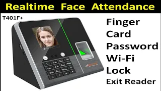 Realtime T401F PLUS Time & Attendance, Access Control  (Face, Fingerprint, Card, Password) |Realtime