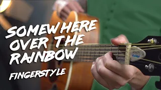 Somewhere Over The Rainbow Fingerstyle Tutorial Guitar Lesson