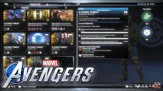 Captain America's Cosmic Event Mission Chain - Marvel's Avengers Game (HD60FPS)