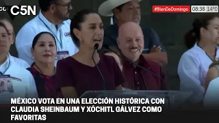 MÉXICO VOTA en una ELECCIÓN HISTÓRICA con CLAUDIA SHEINBAUM y XÓCHITL GÁLVEZ como FAVORITAS
