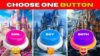 Choose One Button! Girl Or Boy or Both Edition 💙❤️🌈
