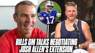 Bills GM Brandon Beane Talks How He Negotiated Josh Allen's MASSIVE Contract