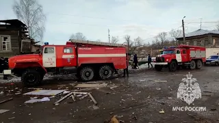 Мужчина оказался под завалами после взрыва газа в Лукоянове