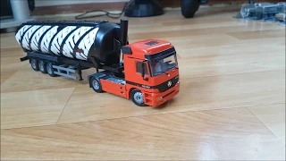 Diecast unboxing Mercedes Actros Truck 1:50 scale.Автомодели.Обзор