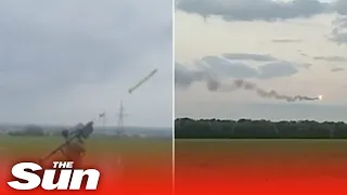 Ukrainian troops blast Russian air targets out of the sky with precision