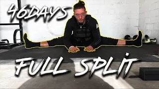 ► FULL SPLIT IN 46DAYS | MY SPLIT PROGRESS