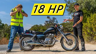 We rode the WORST MOTORCYCLE EVER So You Don't Have To! (Honda Rebel 250)