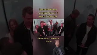 Backstreet Boys Surprise fans Reaction