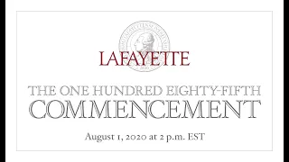 Lafayette College's 185th Commencement