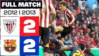 Athletic Club - FC Barcelona (2-2) LALIGA 2012/2013 FULL MATCH