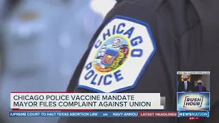 Chicago mayor files complaint against police union