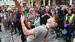 [4K] Mar 2022,( PART  7 /7 ) Most Amazing The Big Push Band Busking ,Brighton New Road, UK