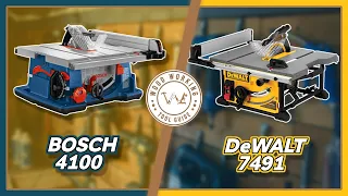 Bosch 4100 vs. DeWalt 7491: The Ultimate Table Saw Showdown!