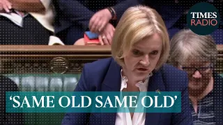 Liz Truss and Keir Starmer trade blows at her first PMQs