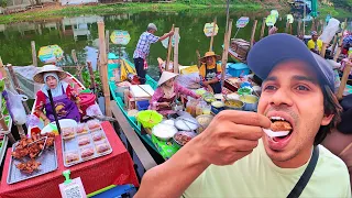 The Best Floating market (Khlong Hae Market ) in Southern Thailand HATYAI CITY- Thai Street food