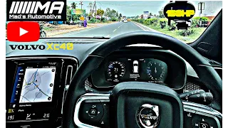 2022 Volvo xc40 black beast short  drive and top speed | Volvo xc40 | POV Drive | @Mad’s Automtive |