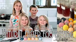 Natural Easter Egg Dyeing with Flowers, Herbs & Vegetables