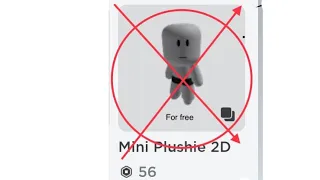 How to get Mini plushie 2D for free