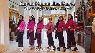 Kapan-Kapan 2023 Line Dance | Choreo by Kristinawati(INA) | Demo by LD PIII