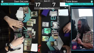 [11/19/23] $20,000 Modern Invitational | Temur Rhinos vs Mono-White Hammer | Quarterfinals