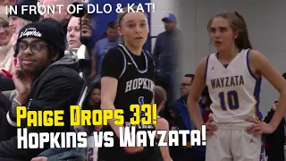 Paige Bueckers Goes Off In Front Of DLO & KAT! Drops 33 In Section Final vs Wayzata!