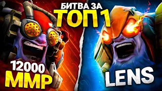 БИТВА ЗА ТОП 1| Lens vs COPY в КОМАНДЕ с 2К ИГРОКАМИ 🔥