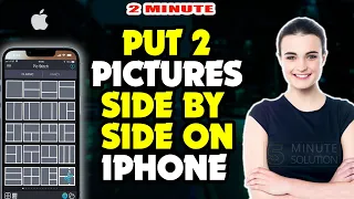 How to put 2 pictures side by side on iphone or iPad 2024