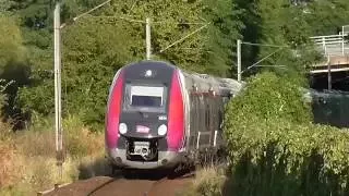 Z50000 NAT : Départ de la gare de Seugy sur la ligne H du Transilien