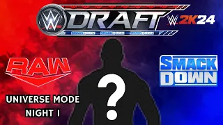 WWE 2K24 Universe Mode Draft: Raw vs. SmackDown! Who Gets Drafted First? Night 1