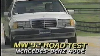 1992 Mercedes-Benz 400E V8 (W124) - Motorweek Retro Review
