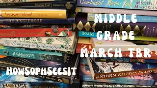 Blindly picking my Middle Grade March TBR - part 1