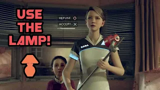 Detroit Become Human - Use the Lamp to Fight Todd